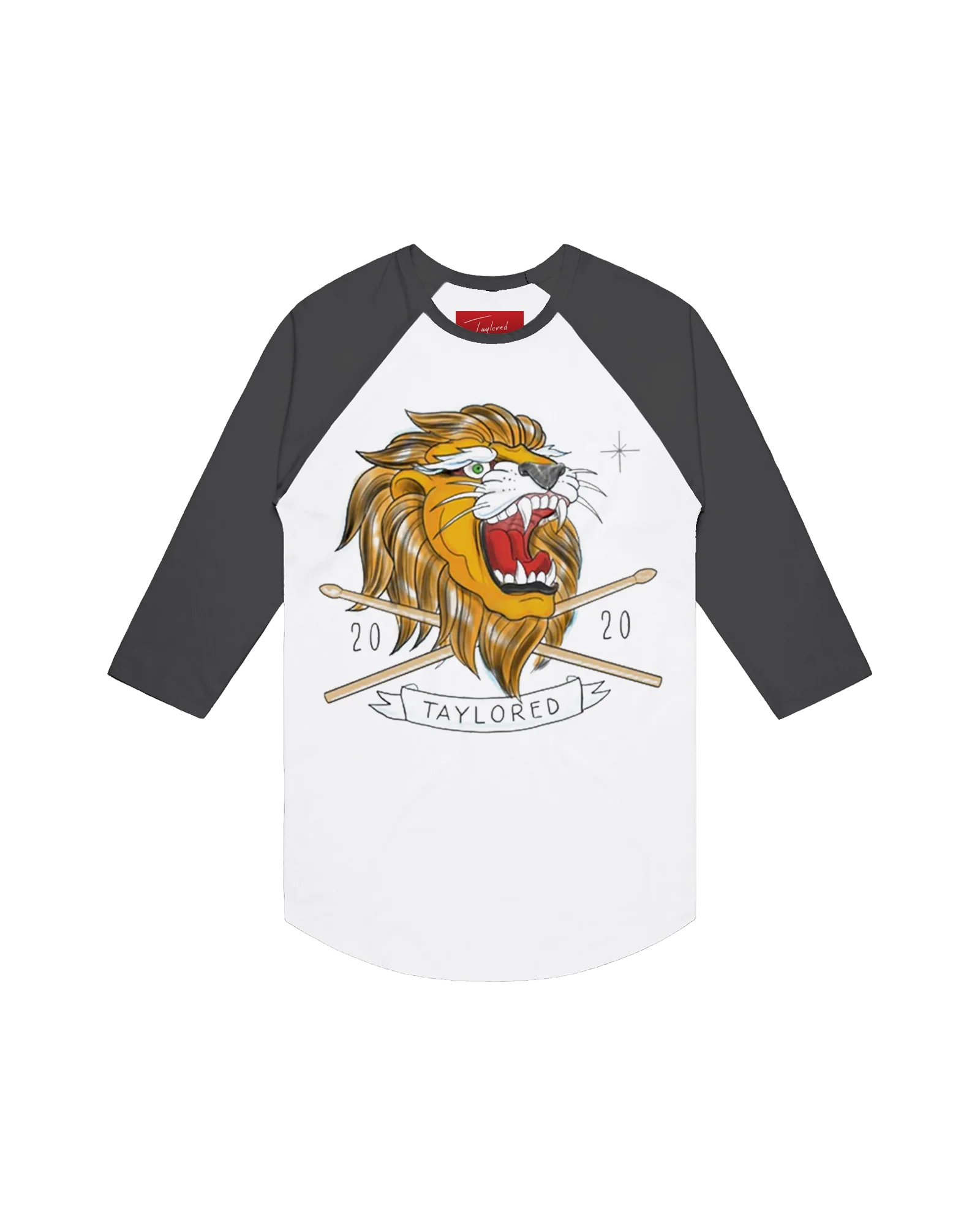 2020 Lion | Grey Baseball Shirt